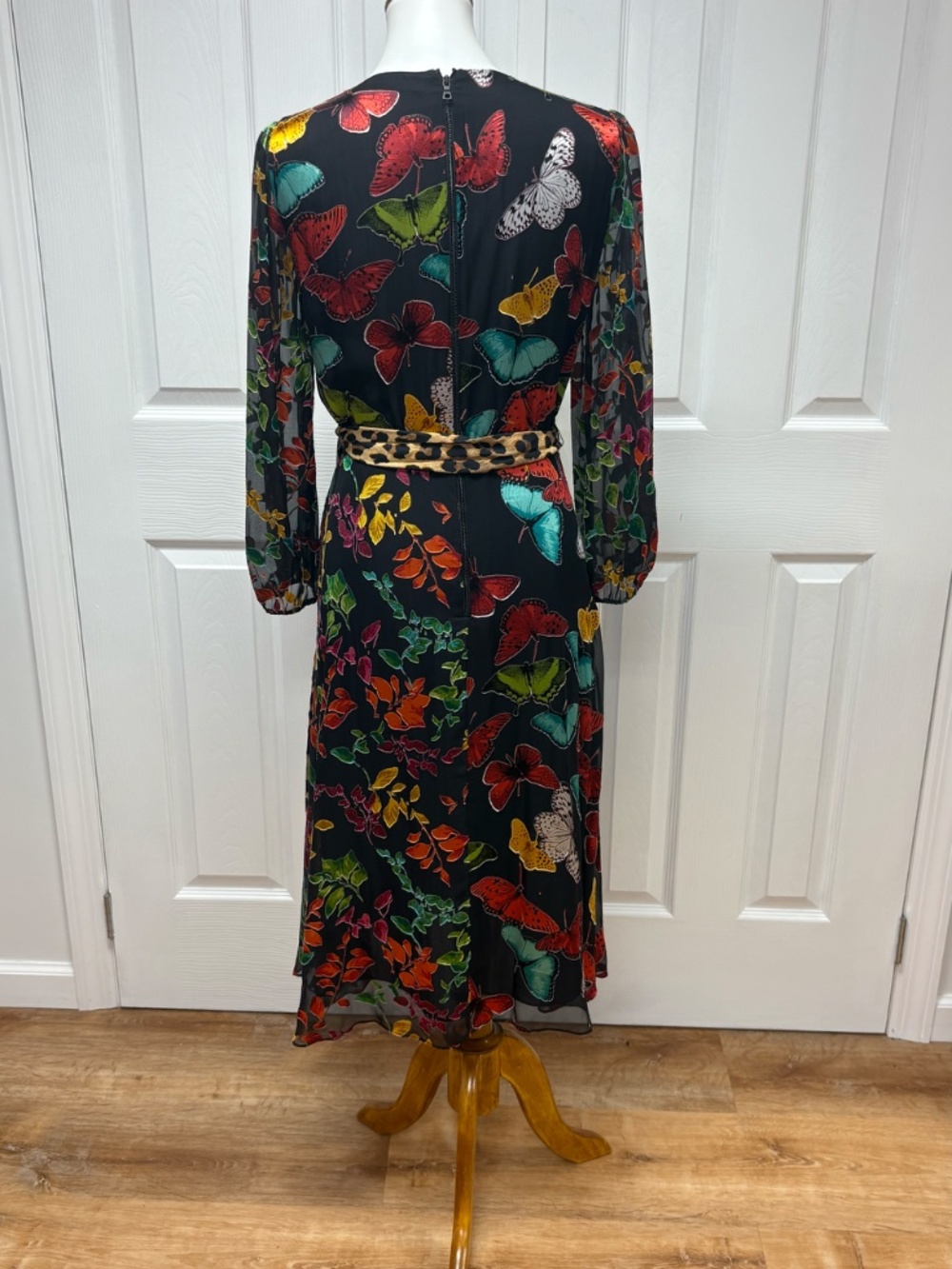 Alice + Olivia "Jesse" Midi Dress - Size 6 - NEW Without Tag. - Picture 3 of 16